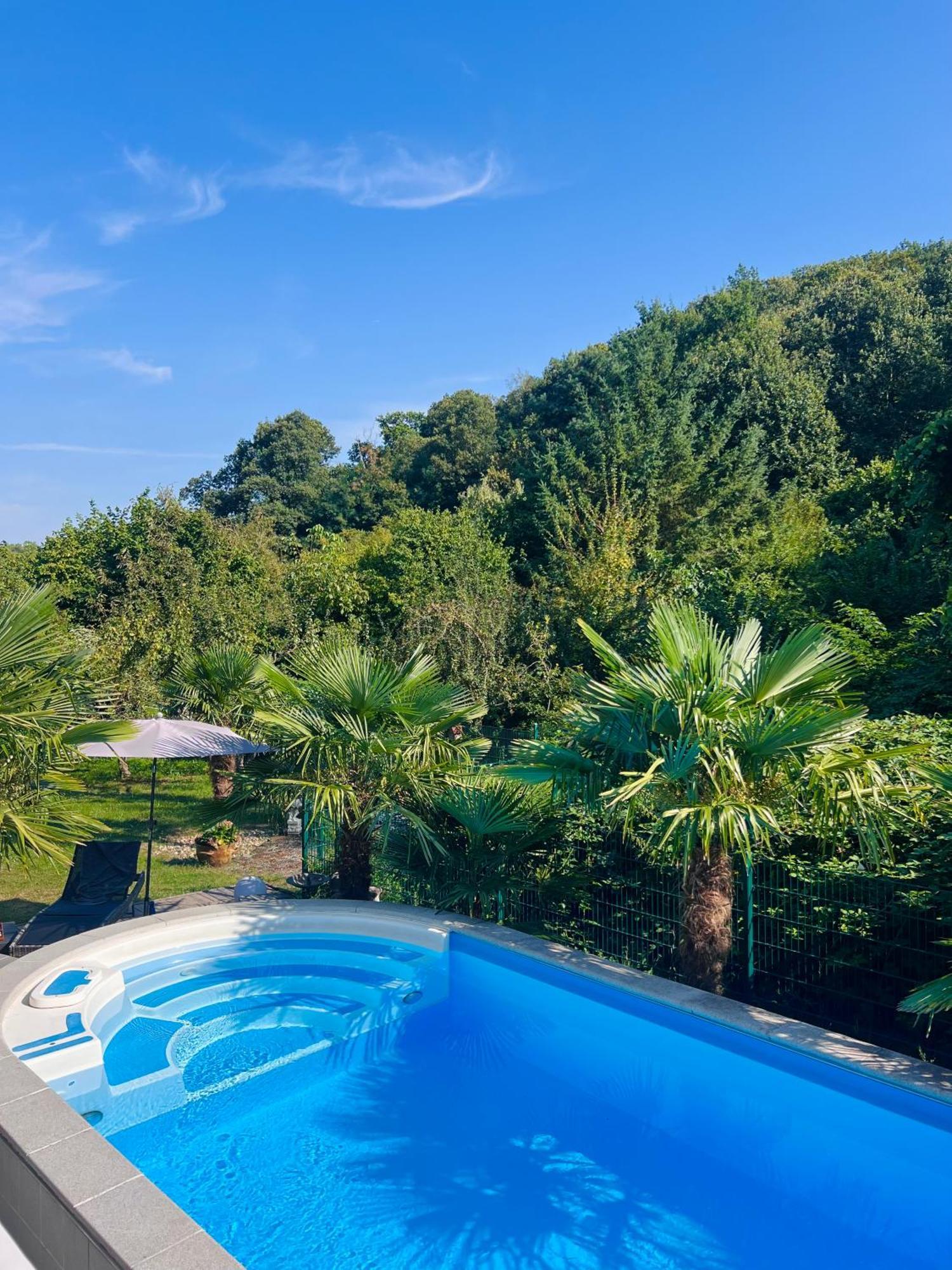 Privates Ferienhaus Mit Pool & Whirlpool Zentral In Bad Dürkheim Buitenkant foto